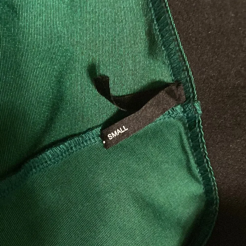 NWOT KORAL Women's Green Amber Shantung Leggings Size SMALL - Picture 8 of 8